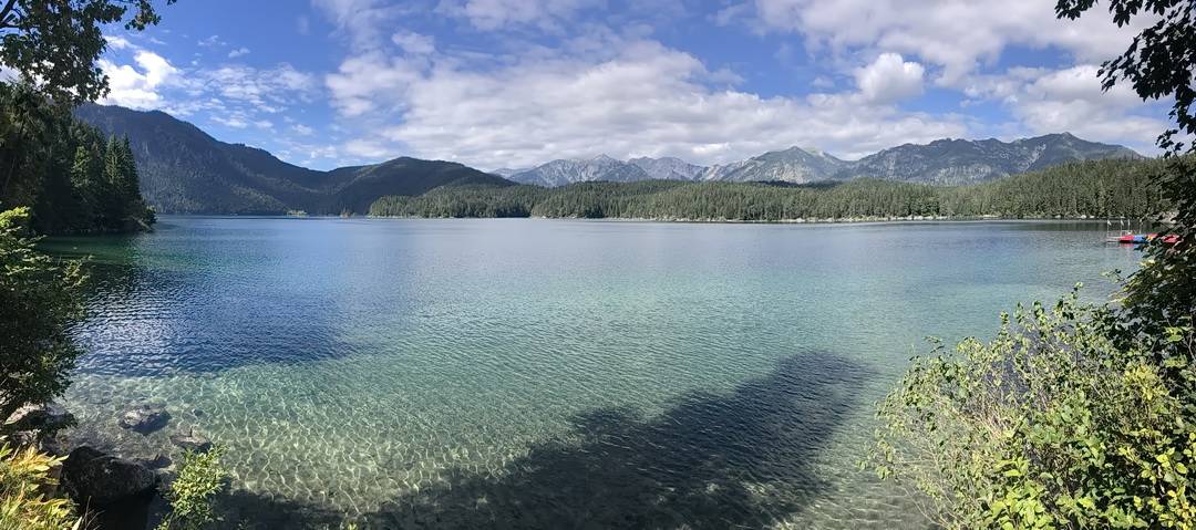 Der Eibsee in seiner ganzen Pracht