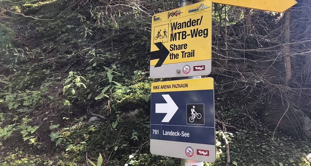 Von Hintergiggl durch den Giggler Tobel auf gemeinsamem Pfad nach Frödenegg