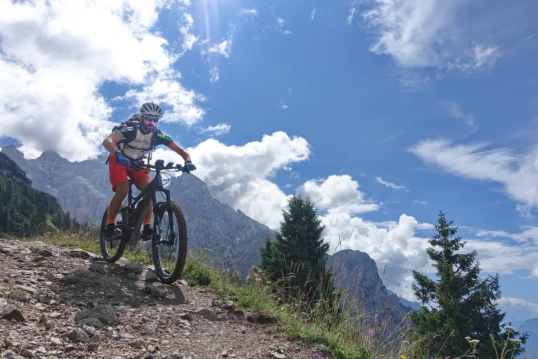 Trail vom Passo del Gotro zur Malga Movlina