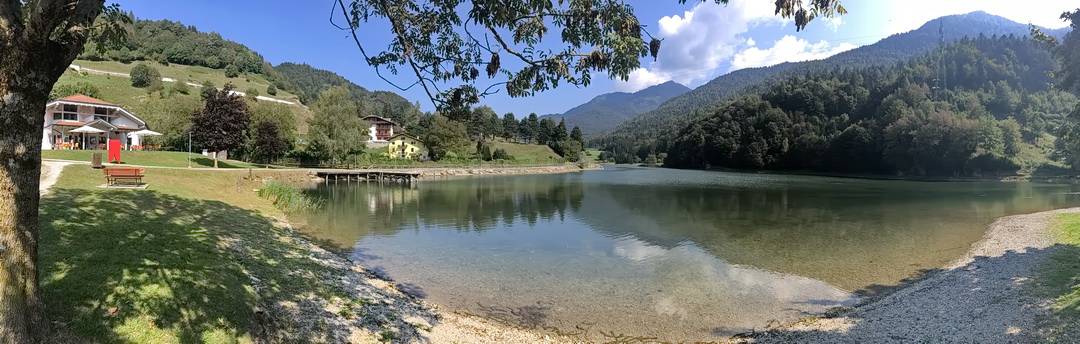 Valle del Chiese - Rastplatz am Lago di Roncone