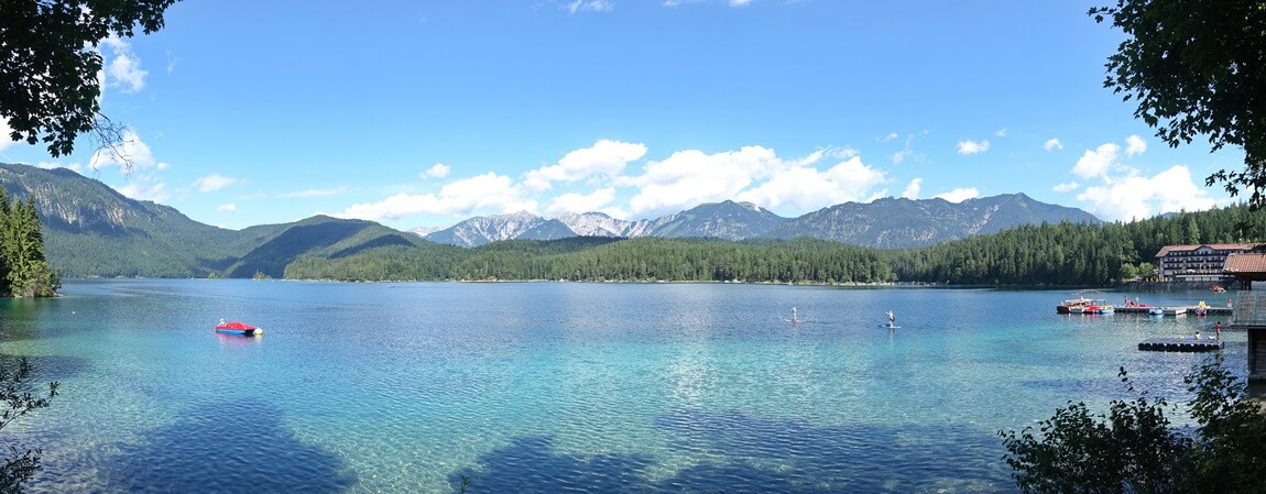Der Eibsee in seiner ganzen Pracht