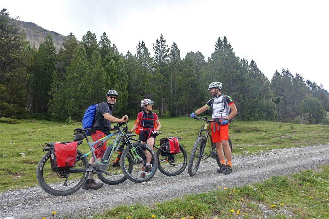 Auf Transalptour im Val Mora 