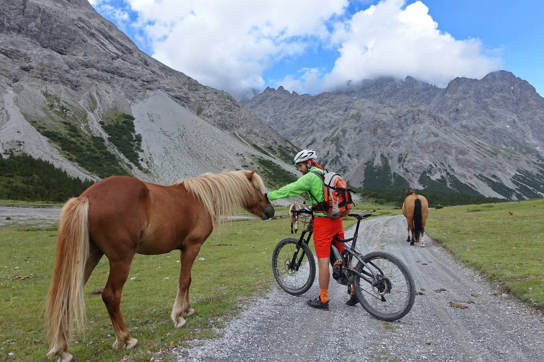 Begegnung im Val Mora