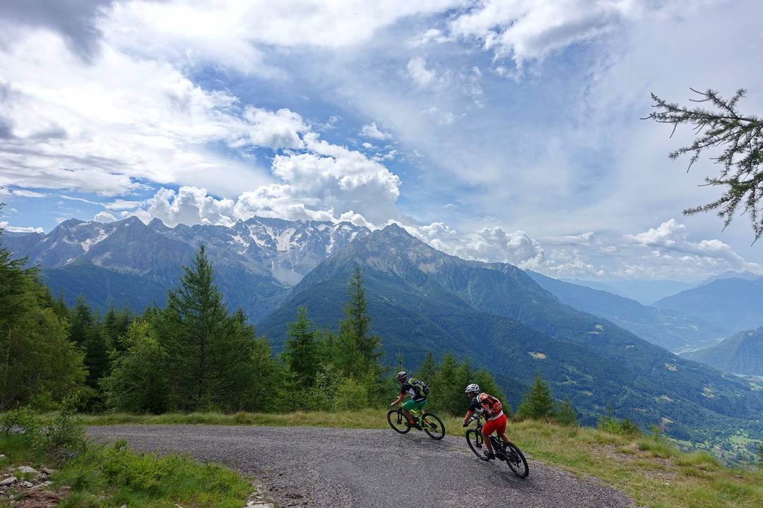 Abfahrt vom Col Carette