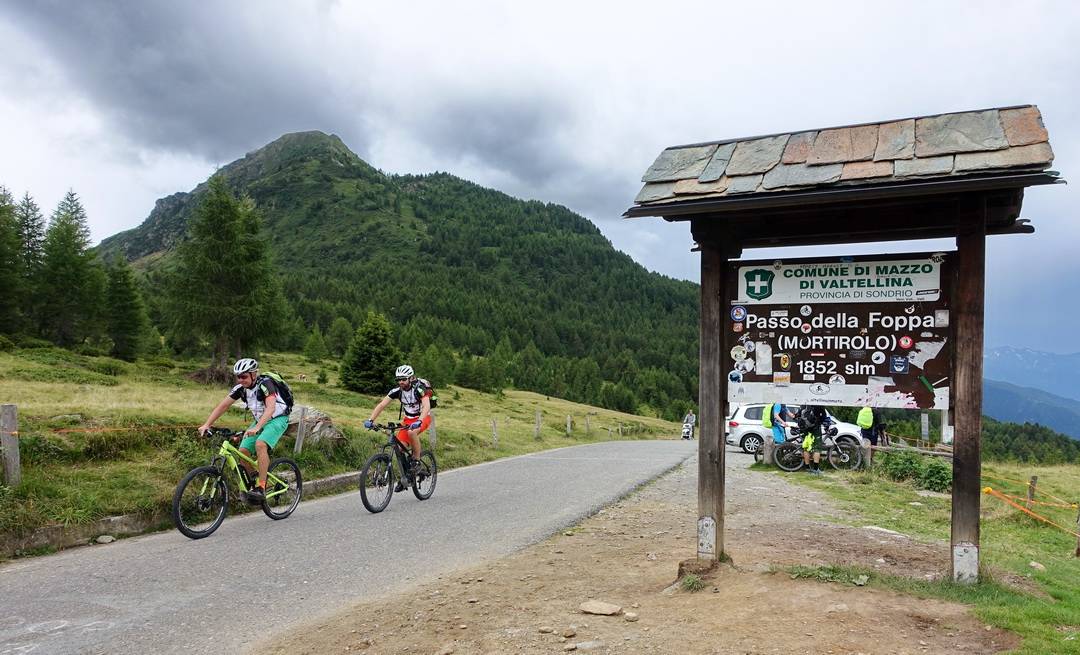 Ja, es ist auch der Passo della Foppa!