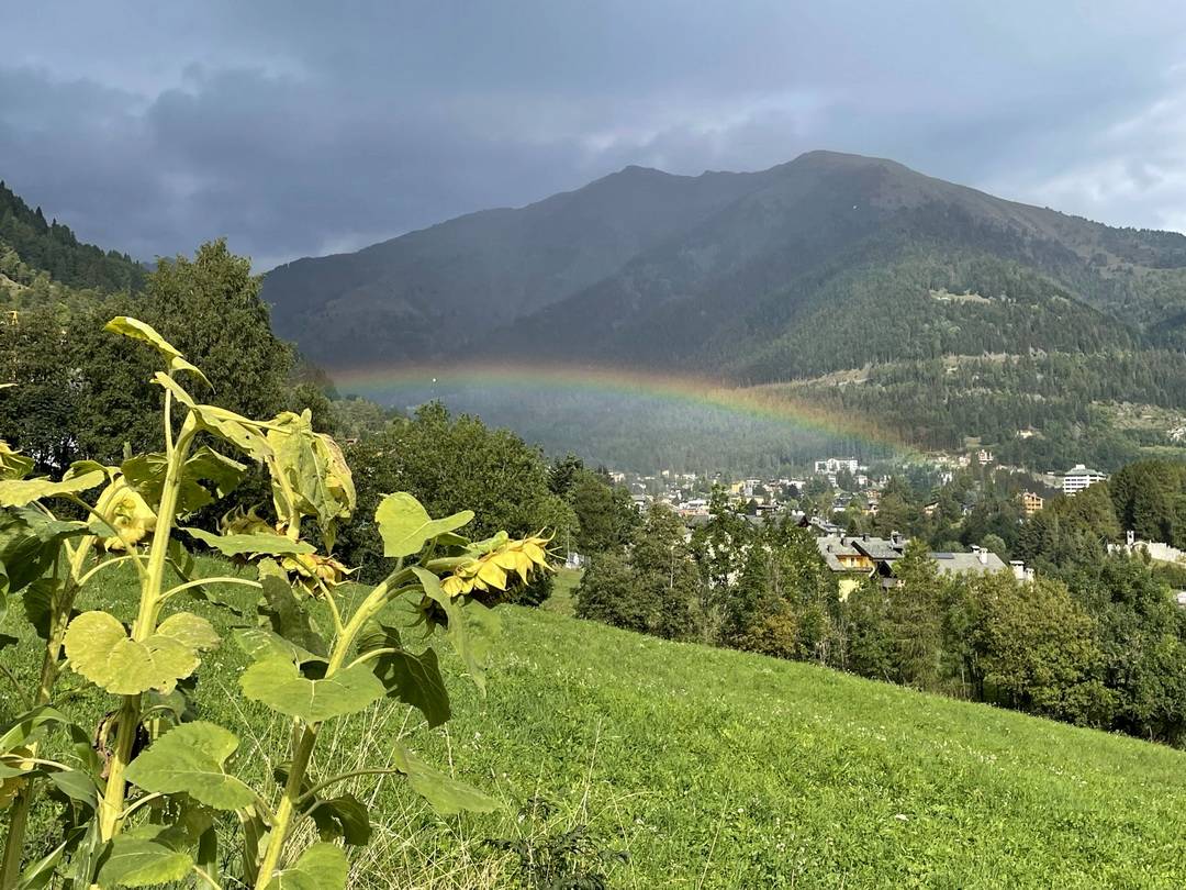 Regenbogen über Ponte di Legno 
