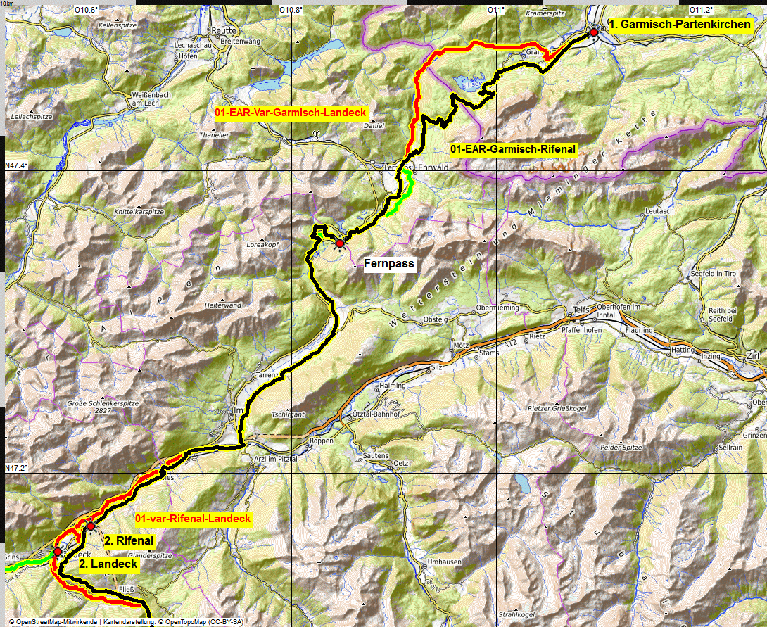 01 map Albrecht Route eMTB