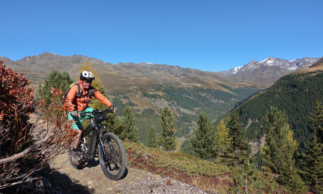 Supertrail mit Blick zum Monte Cevedale