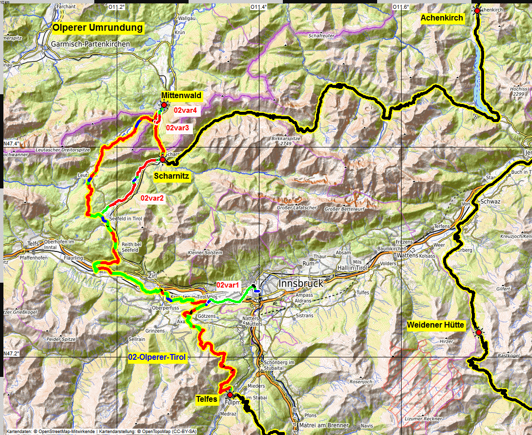 02 map olperer umrundung