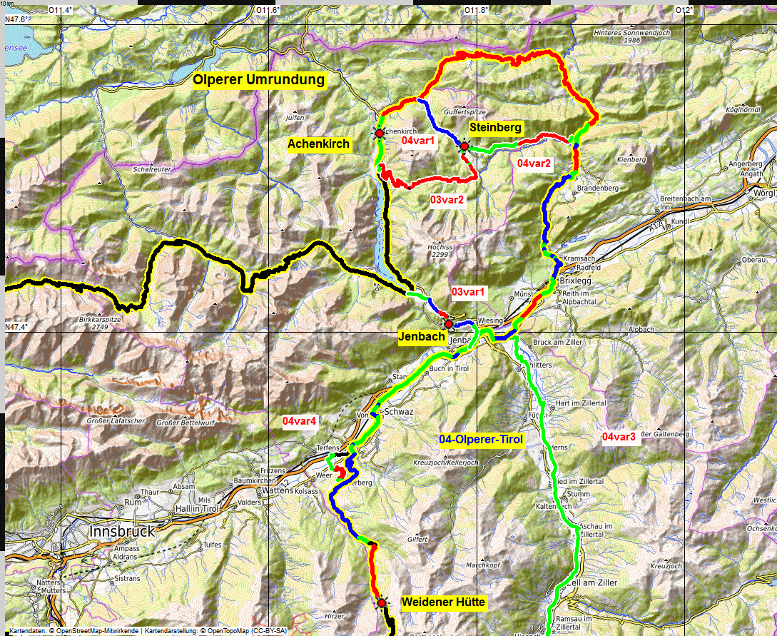 04 map olperer umrundung
