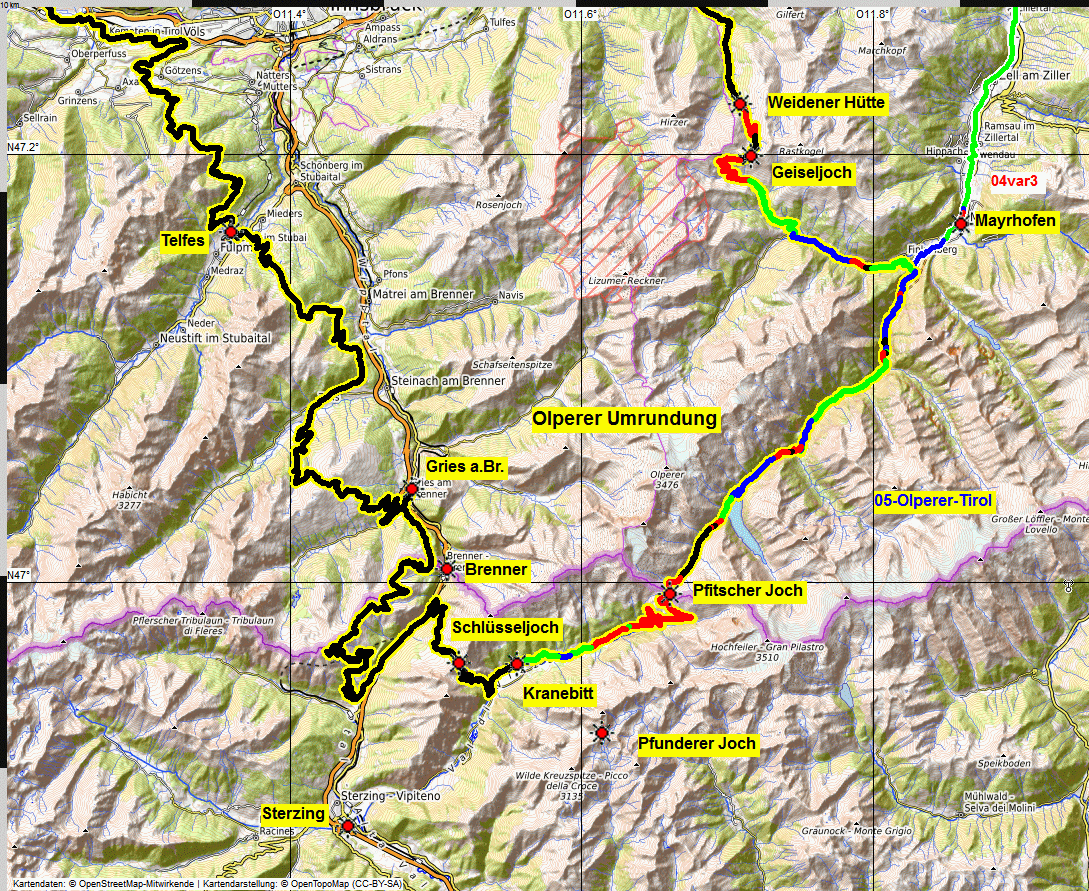 05 map olperer umrundung