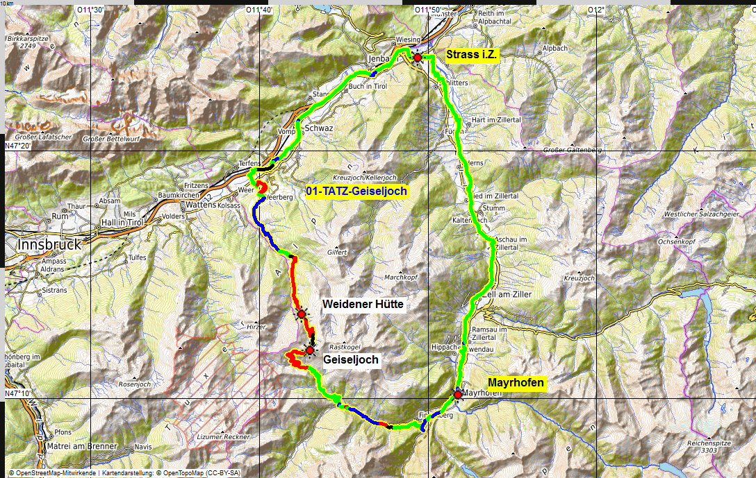 01 Transalp Traing Zillertal Geiseljoch