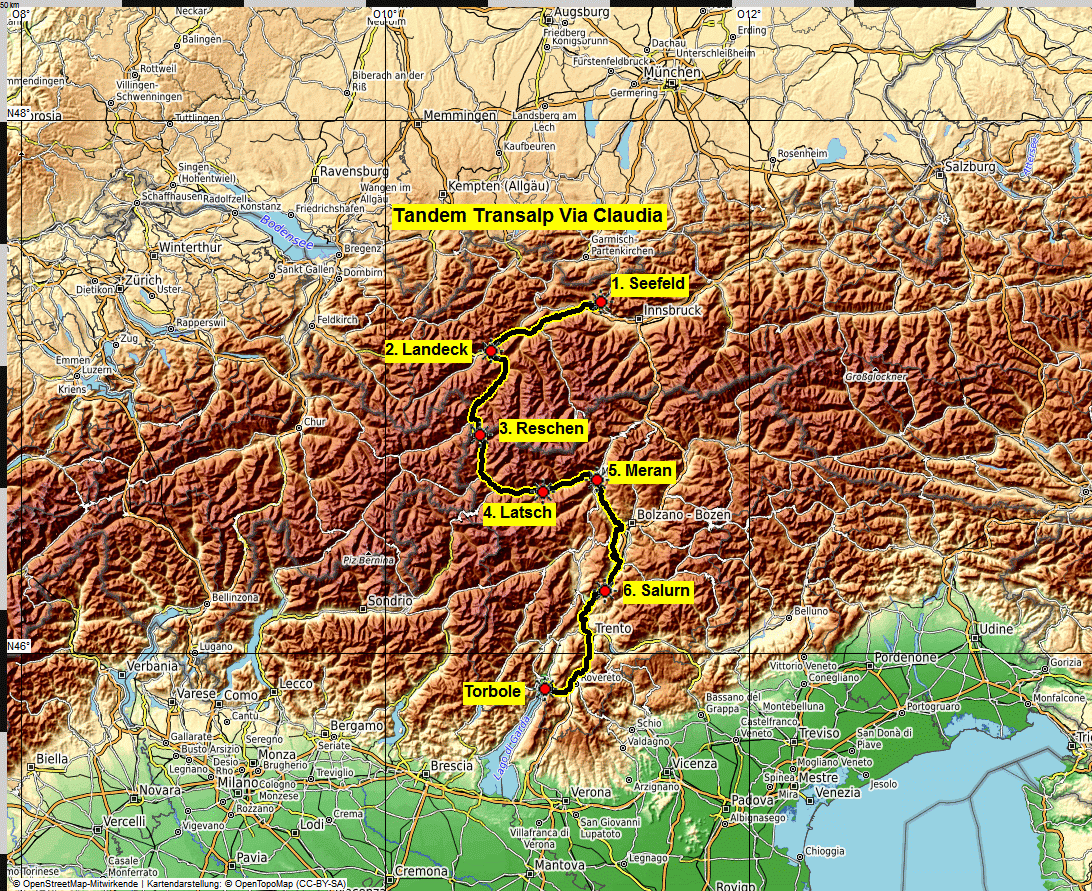 00 Tandem Transalp Via Claudia Seefeld Gardasee