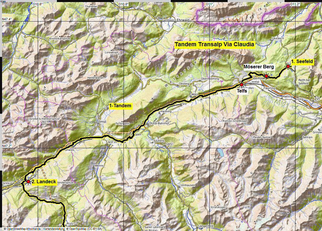 01 Tandem Transalp Via Claudia Seefeld Gardasee