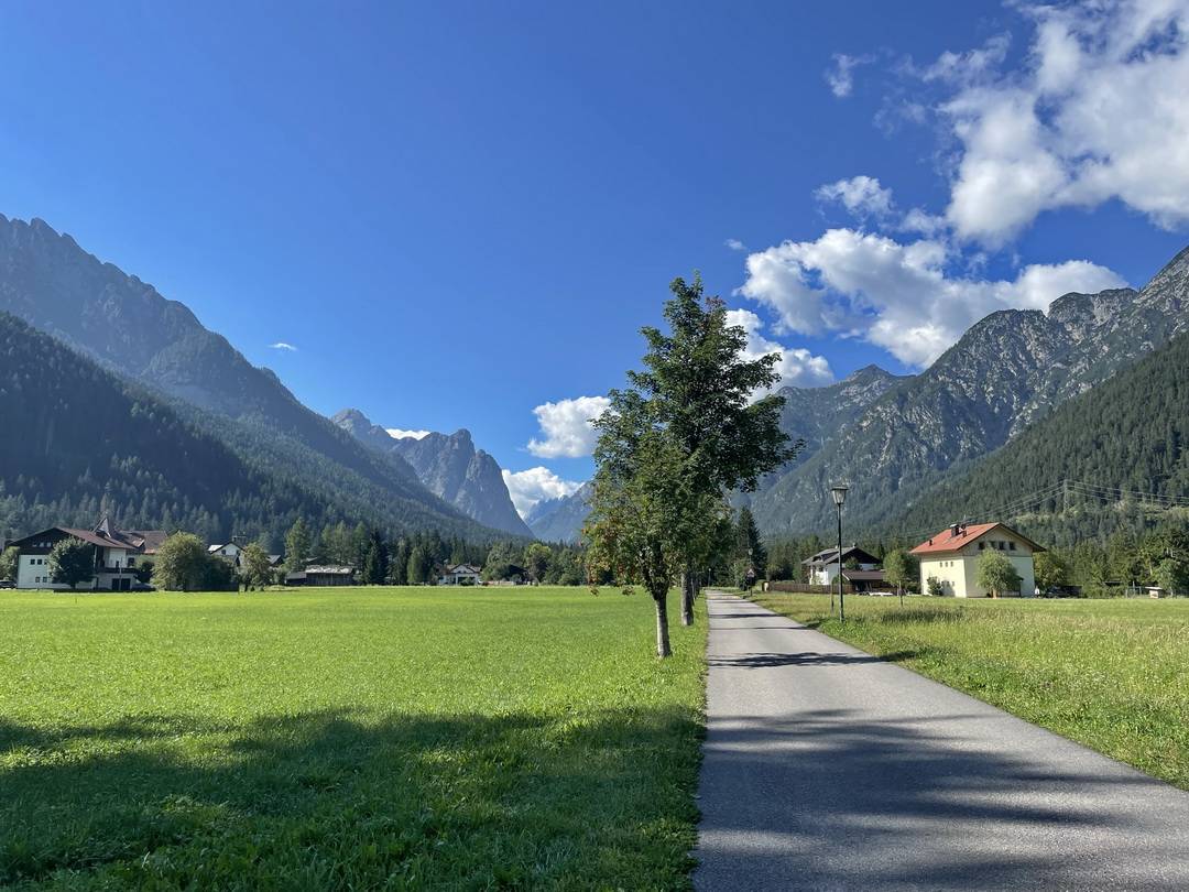 Dolomiten Radweg bei Toblach