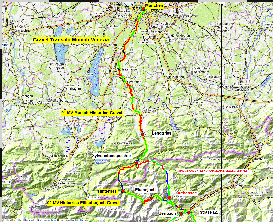 01 Gravel Transalp Munich Venezia