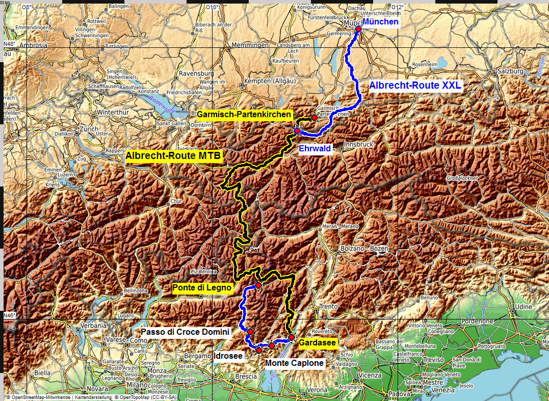 map Albrecht Route MTB XXL map Albrecht Route MTB XXL