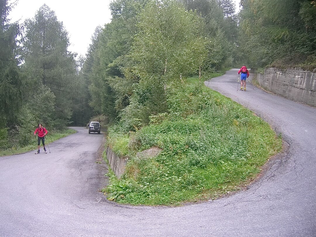 Auffahrt zum Passo Foppa oder Mortirolo