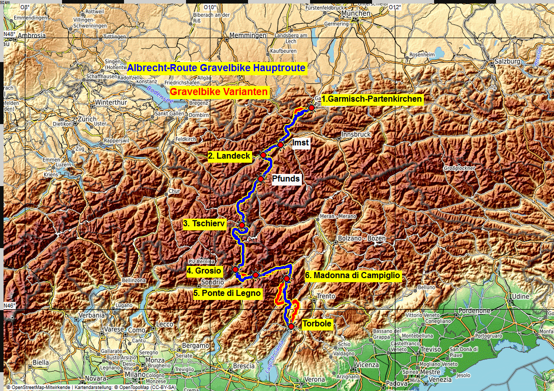 Albrecht-Route-Gravelbike