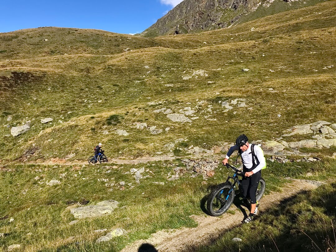 Alte Militärtrails im Val di Rezzalo - nicht immer fahrbar