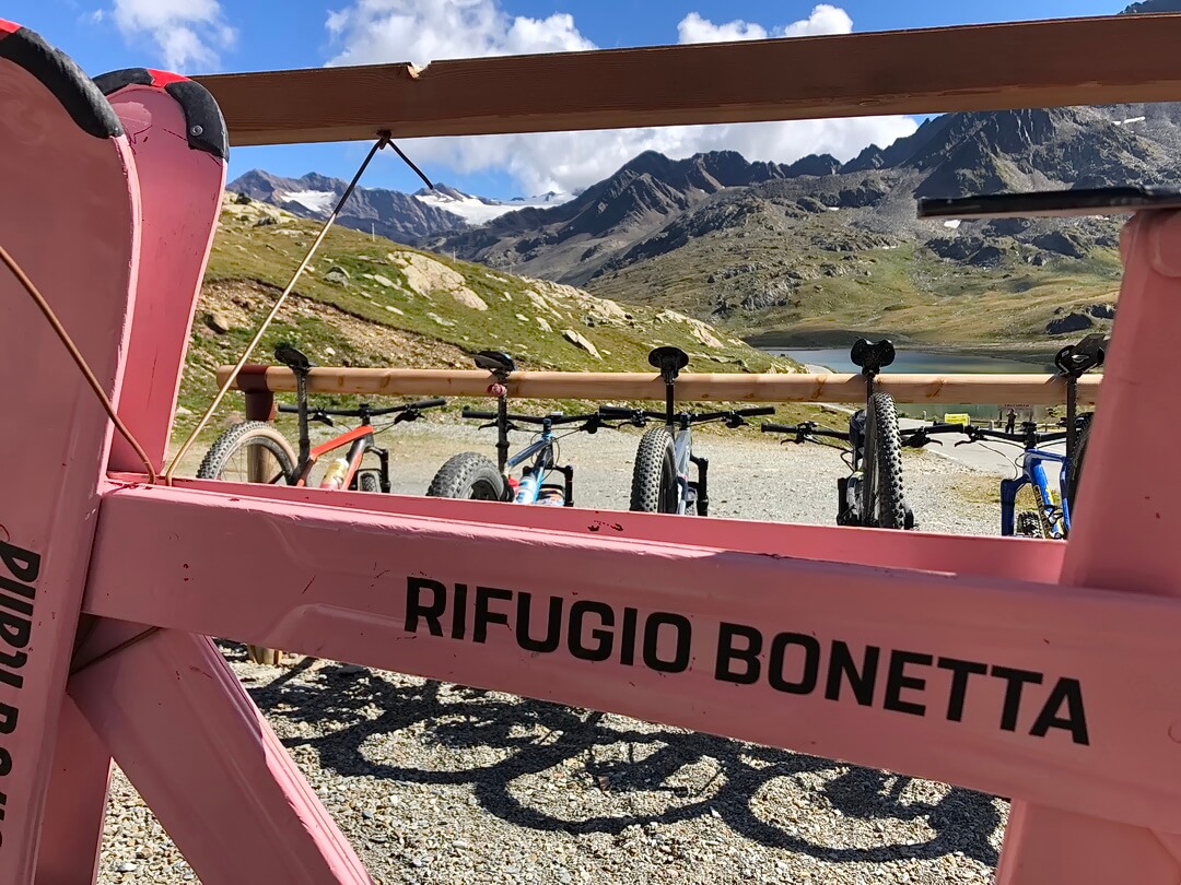 Rast am Gaviapass im Rifugio Bonetta