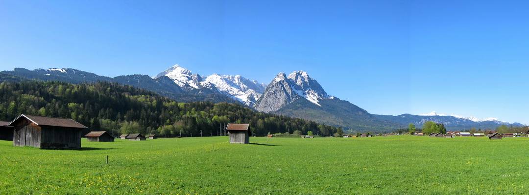 Panorama mit Zugspitze