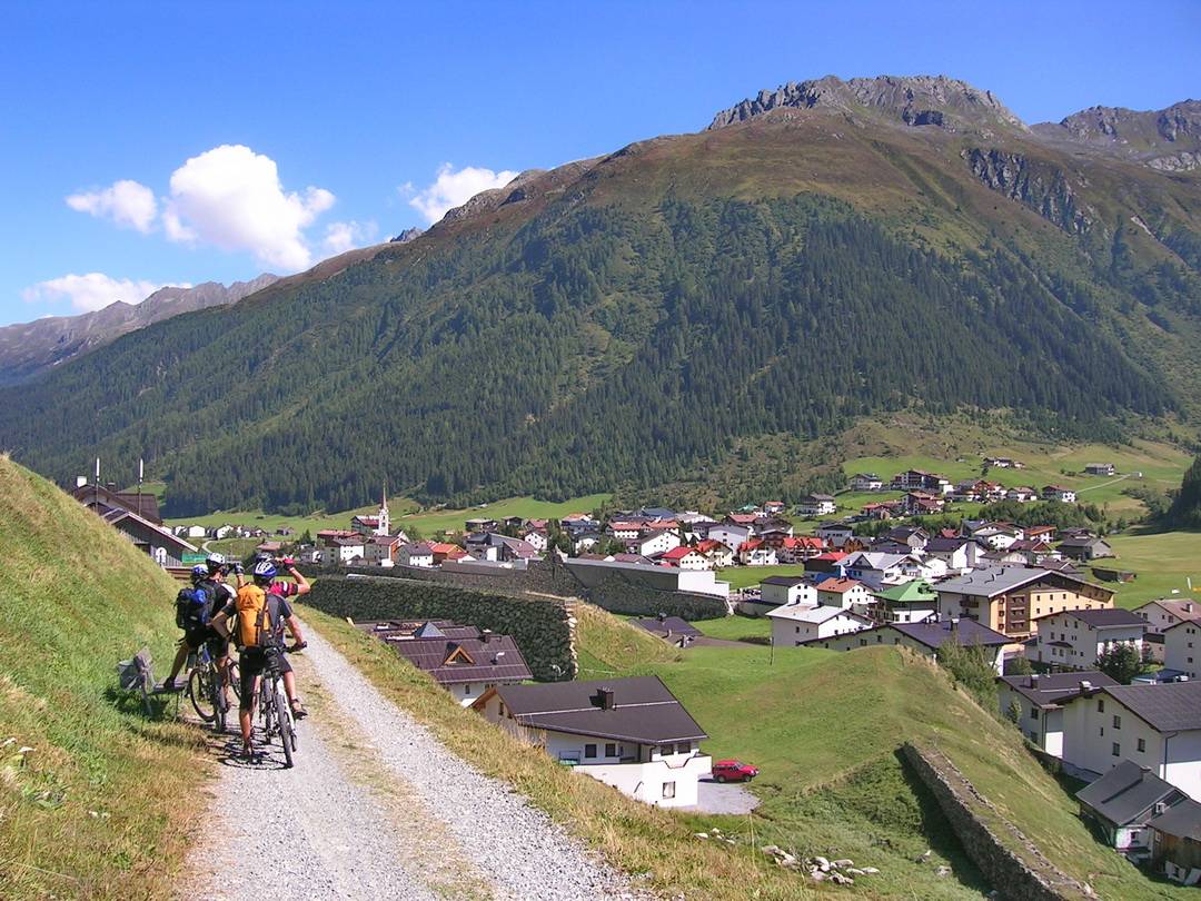 Lawinenverbauung in Galtür