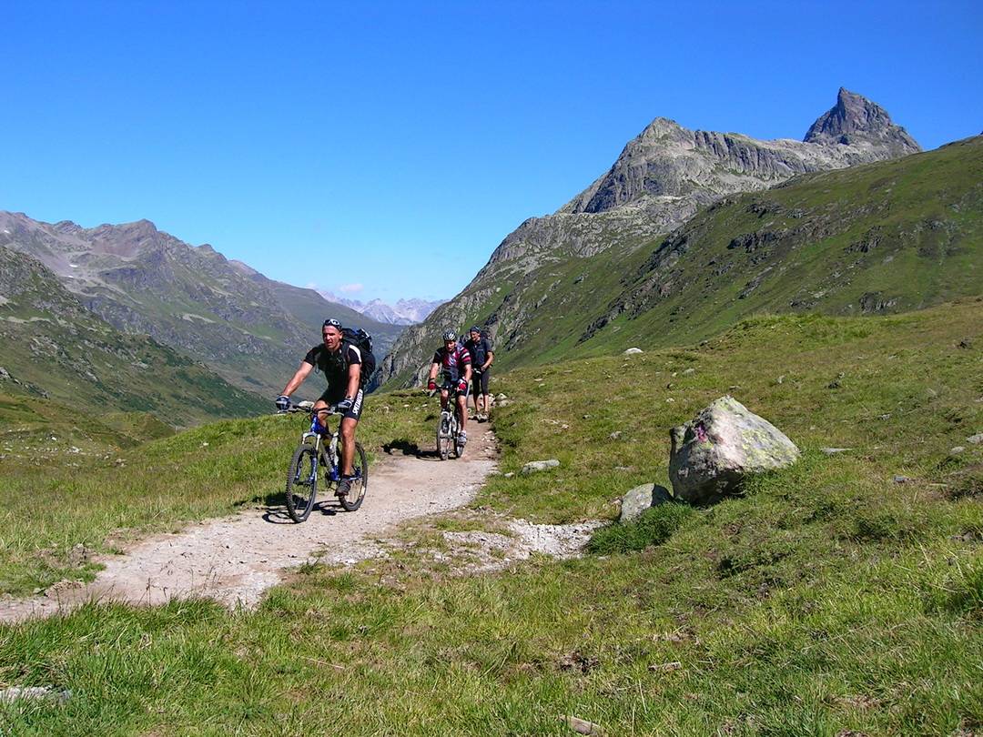 Auf dem Plateau kann man wieder fahren
