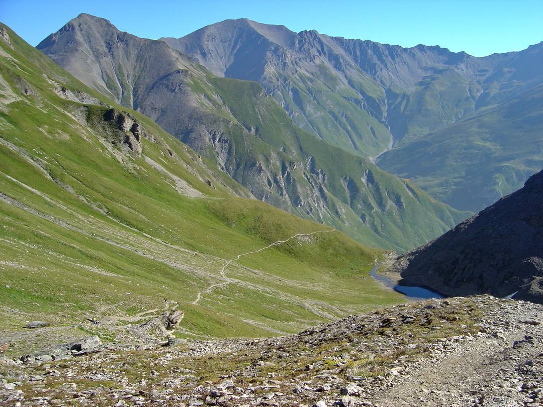 Der legendäre Trail am Fimberpass 