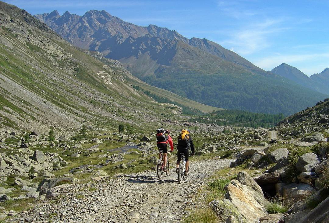 Abfahrt vom Passo di Verva 