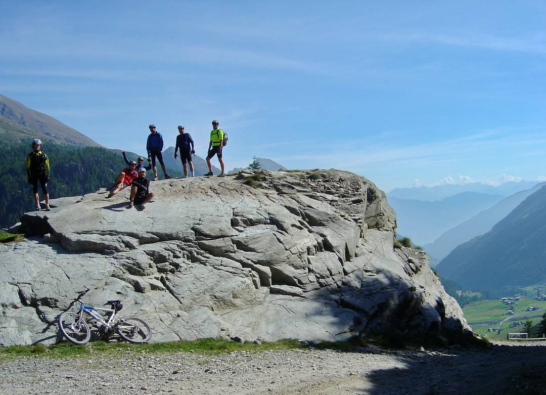 Felsen in der Nähe des Rifugio Falcks 