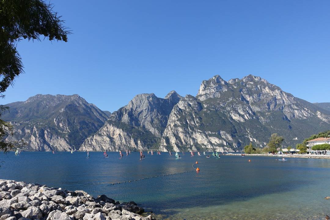 Gardasee mit Ponalestrasse 