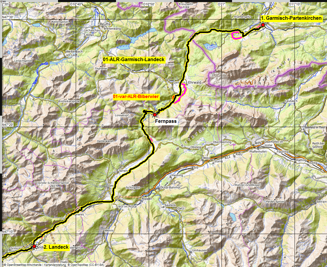 01 map albrecht route