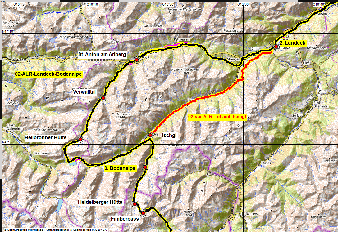 02 map albrecht route
