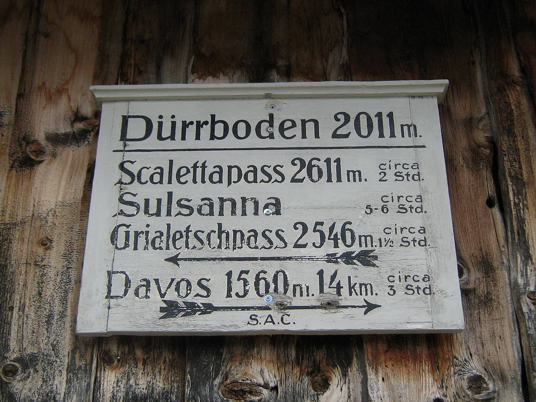 Duerrboden Schild