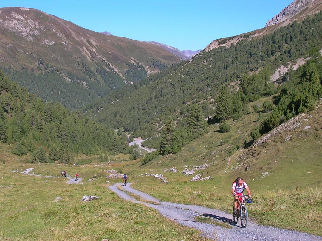 Anfahrt zum Pass im Val Chaschauna 
