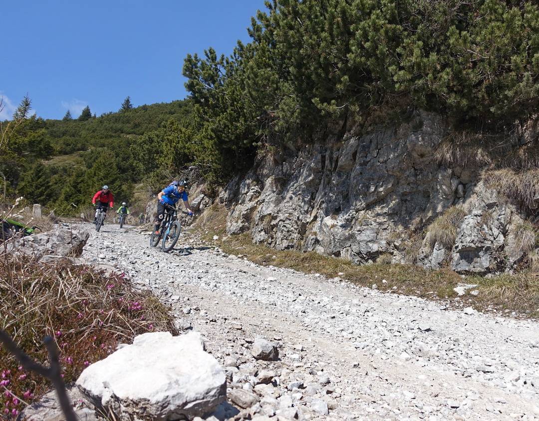 Tremalzo rasante Abfahrt