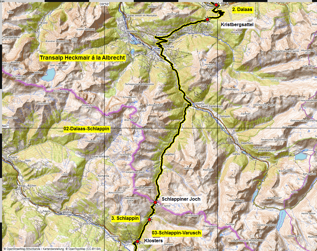 02 Transalp Heckmair a la Albrecht