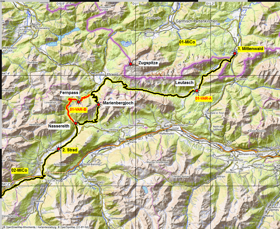 01 Transalp Mittenwald Uina Comer See