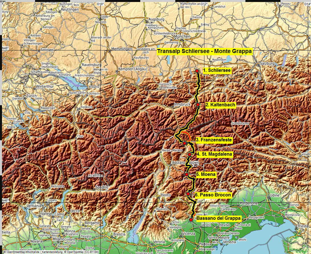 00 Transalp Schliersee Monte Grappa