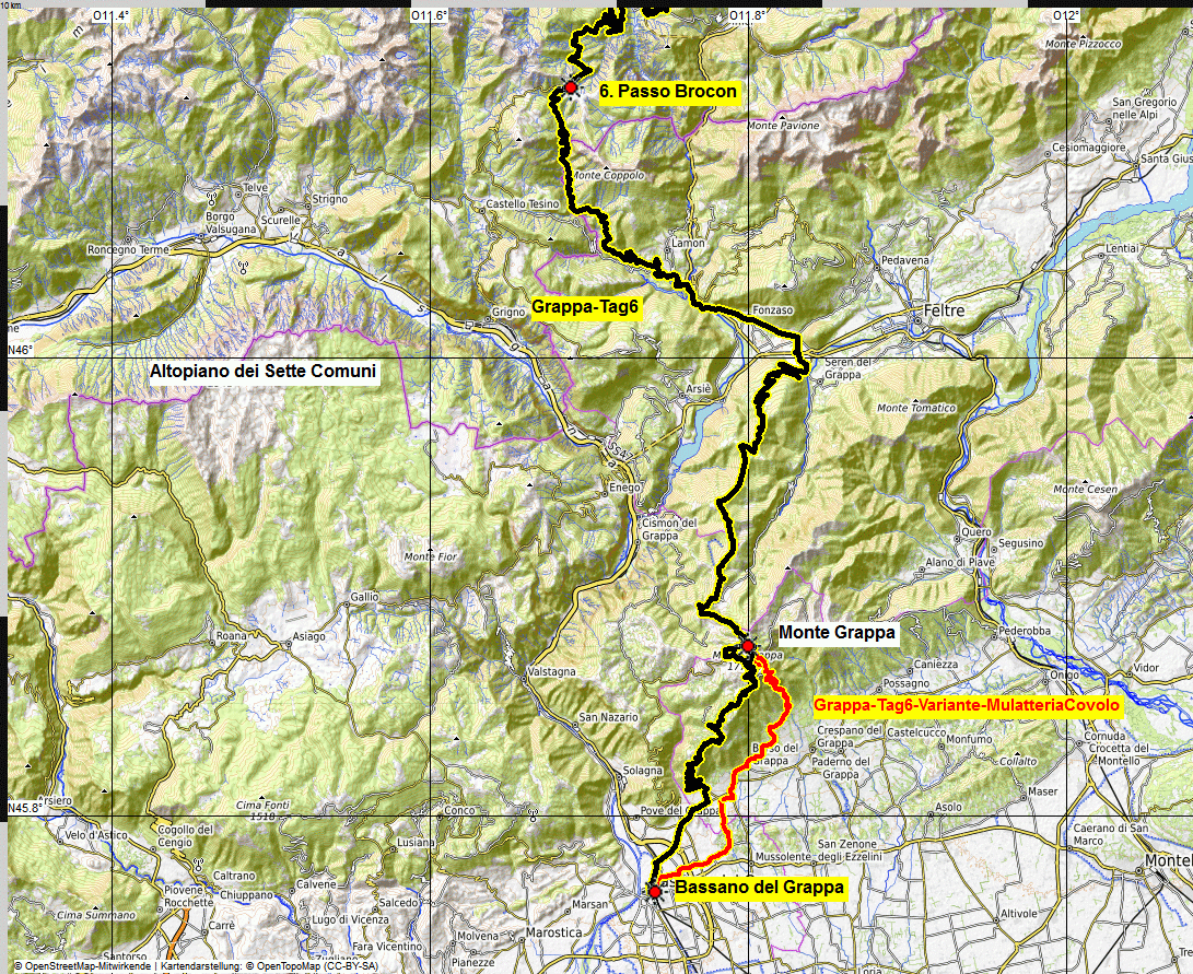06 Transalp Schliersee Monte Grappa