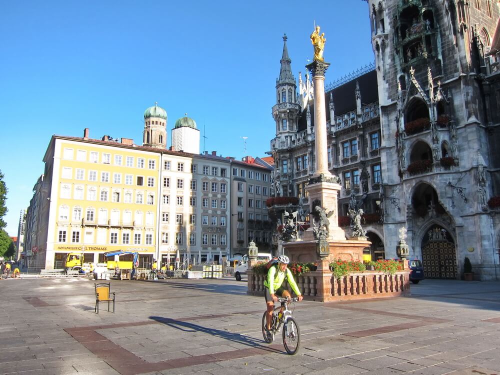 Start am Marienplatz