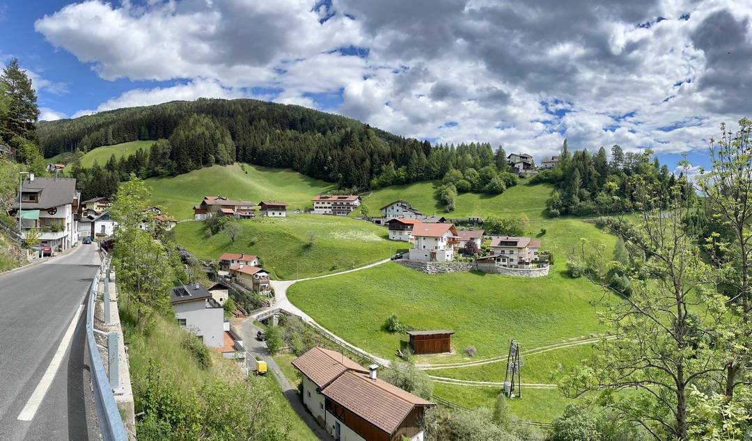 Römerstraße über die Ellbogen Dörfer
