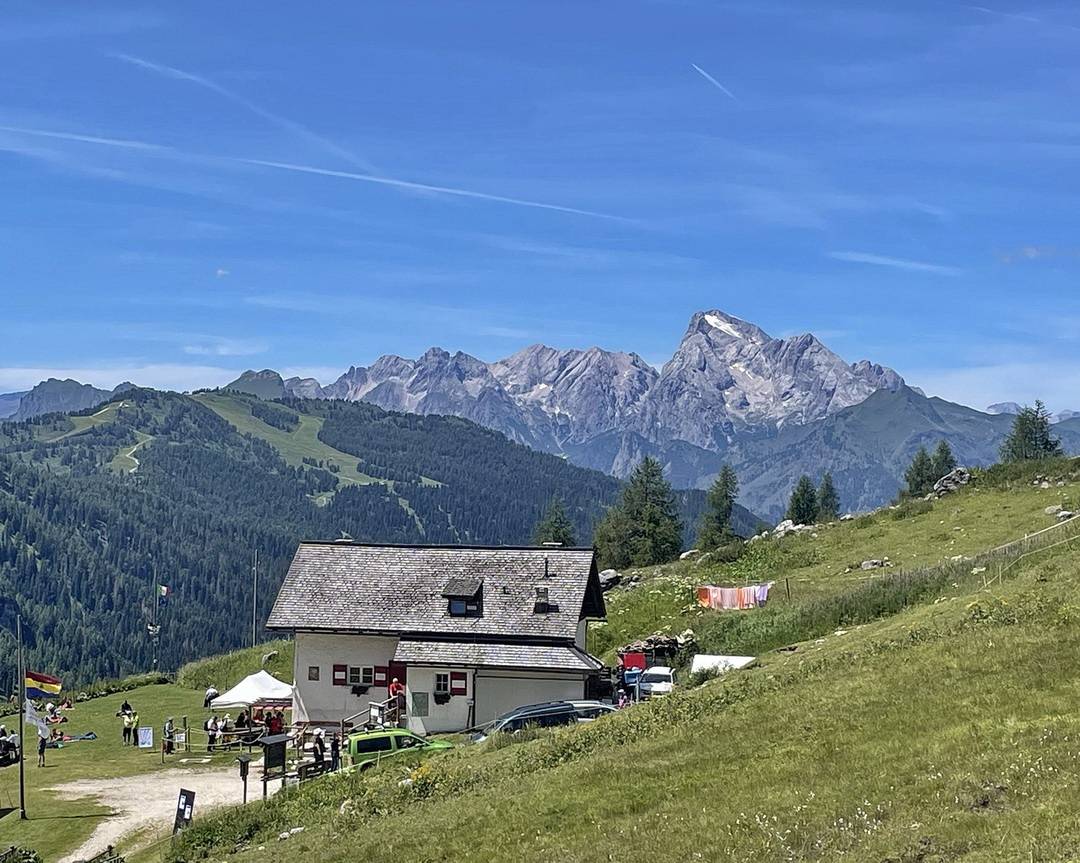 Rifugio Citta di Fiume mit Marmolada