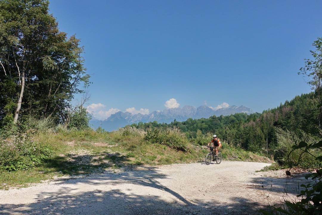 Auffahrt Val Barlon nach Nevegal