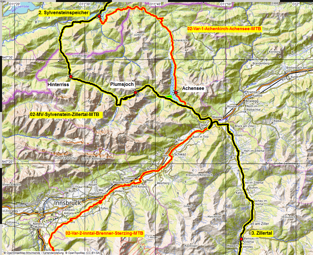 MTB Transalp Muenchen Venedig