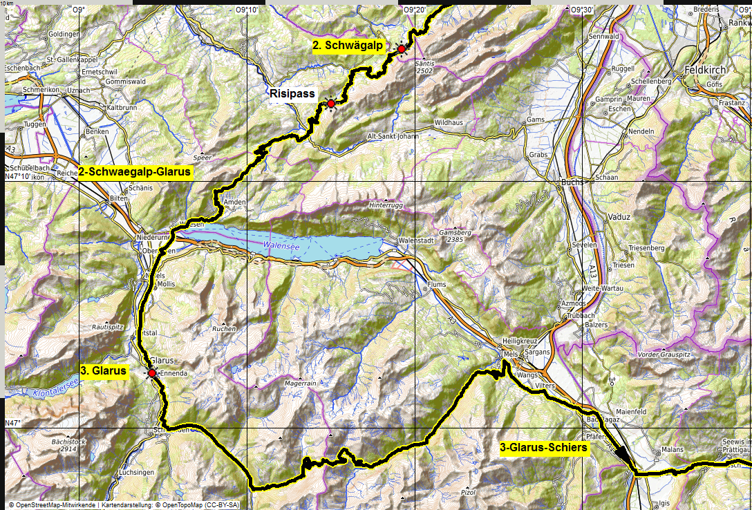 02 Transalp Schweizroute Bodensee Gardasee